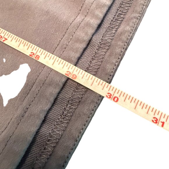 BYLT Basics Men's Large Gray Basic Crew Split Hem Long Sleeve Tee Shirt - Picture 5 of 6